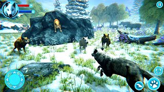 Arctic Wolf Family Simulator: Wildlife Games - Android Gameplay screenshot 2