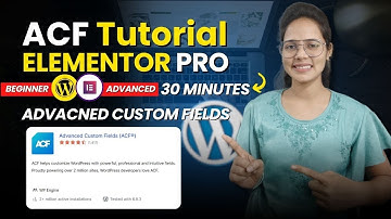 ACF + Elementor Full Tutorial in Hindi 2025 | Create Dynamic WordPress Websites Easily