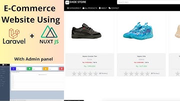 E-Commerce Web Project With Payment Gateway Using Vue.js, Nuxt.js & Laravel