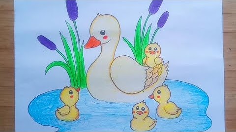How to draw mother Duck with it