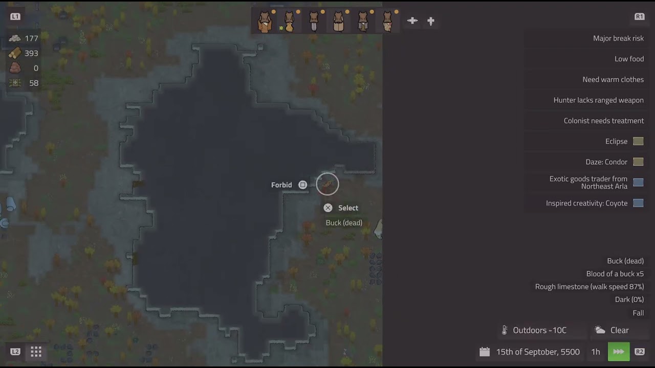 RimWorld tribe start ep3