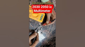 Tda2030 Tda2050 IC Multimeter Test | Electronics Verma