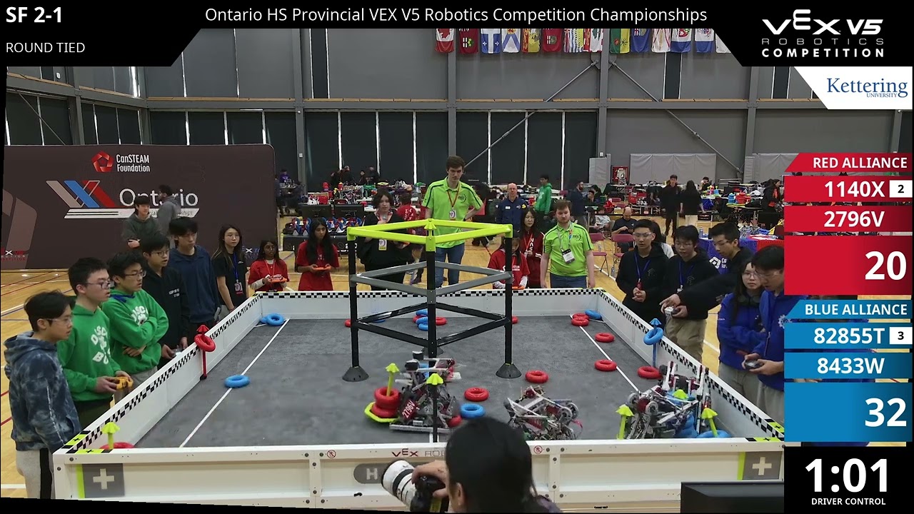 Ontario Regionals : Ontario - SF #2-1 - 1140X & 2796V vs 82855T & 8433W - Auton + Driver