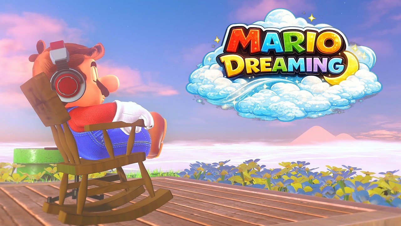 Just You and your Thoughts ☁️Relaxing Super Mario Music Ambiance to Study|Work|Rest