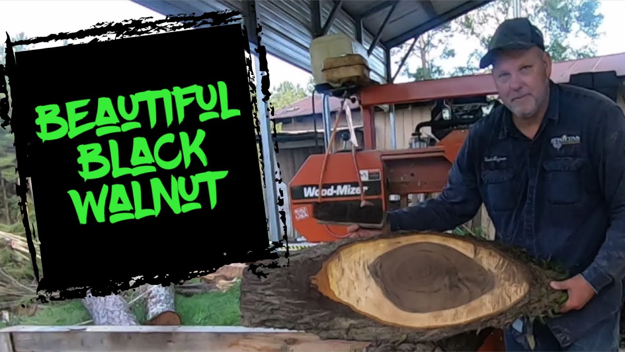 Milling Rustic Deer Mounting Boards From Black Walnut