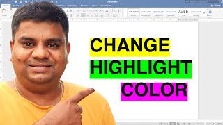 How to Change Highlight Color in MS Word