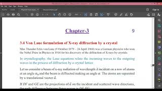 Solid State Physics-I Lecture 16 (2017-18)