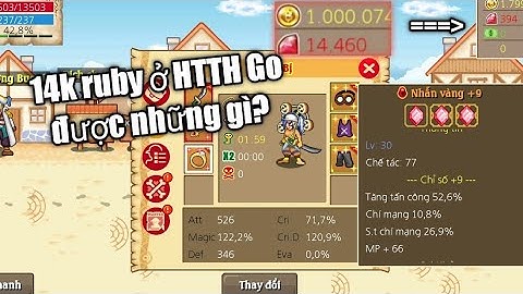 HTTH Lậu : 14k ruby ở Hải Tặc Tí Hon Go làm được những gì?