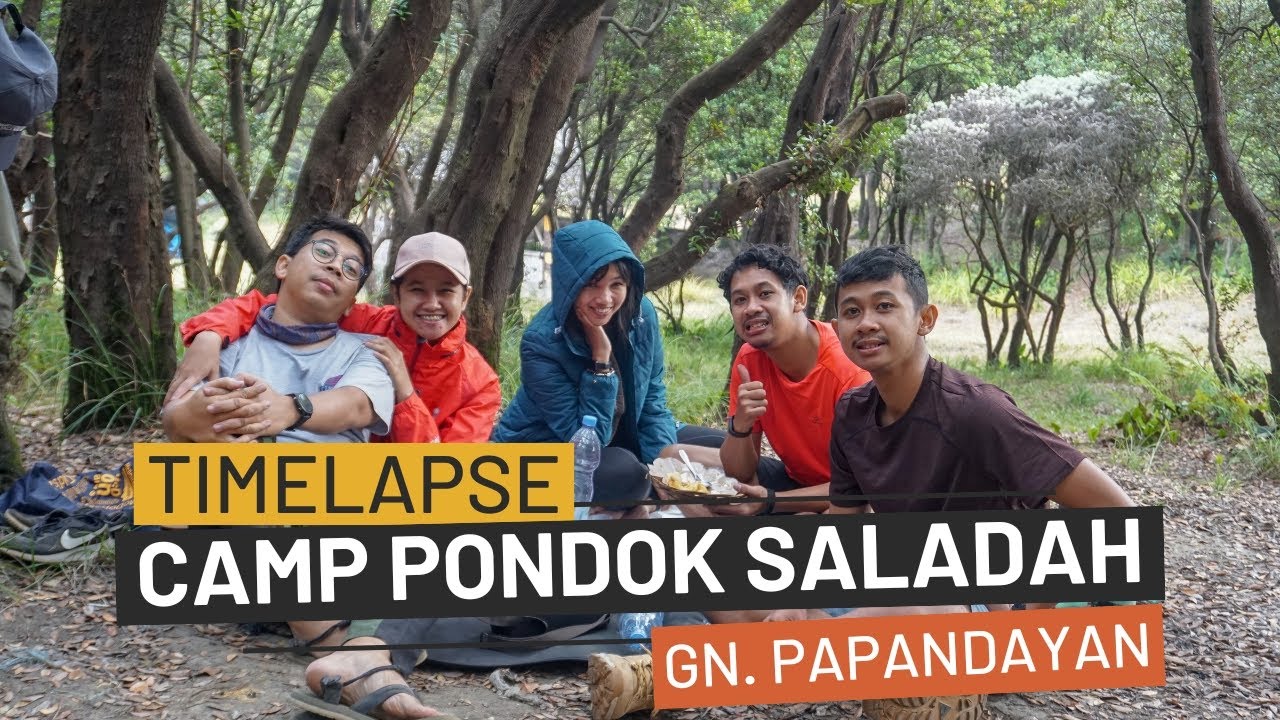 Timelapse Camping Gunung Papandayan Pondok Saladah | Banyak Babi