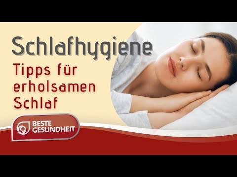 Video: Wie man eine gute Schlafhygiene hat (mit Bildern)