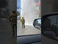 LAFD engine 210 on a broken fire hydrant call