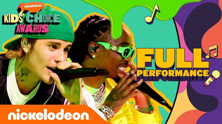 Justin Bieber & Quavo Perform "Intentions" (Live) | Kids' Choice Awards 2021