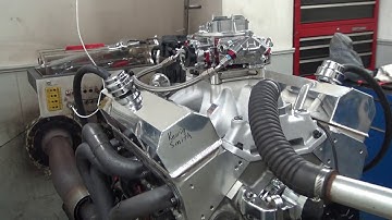 SBC 516HP 406 ENGINE DYNO RUN FOR KEVIN SMITH BY WHITE PERFORMANCE AND MACHINE