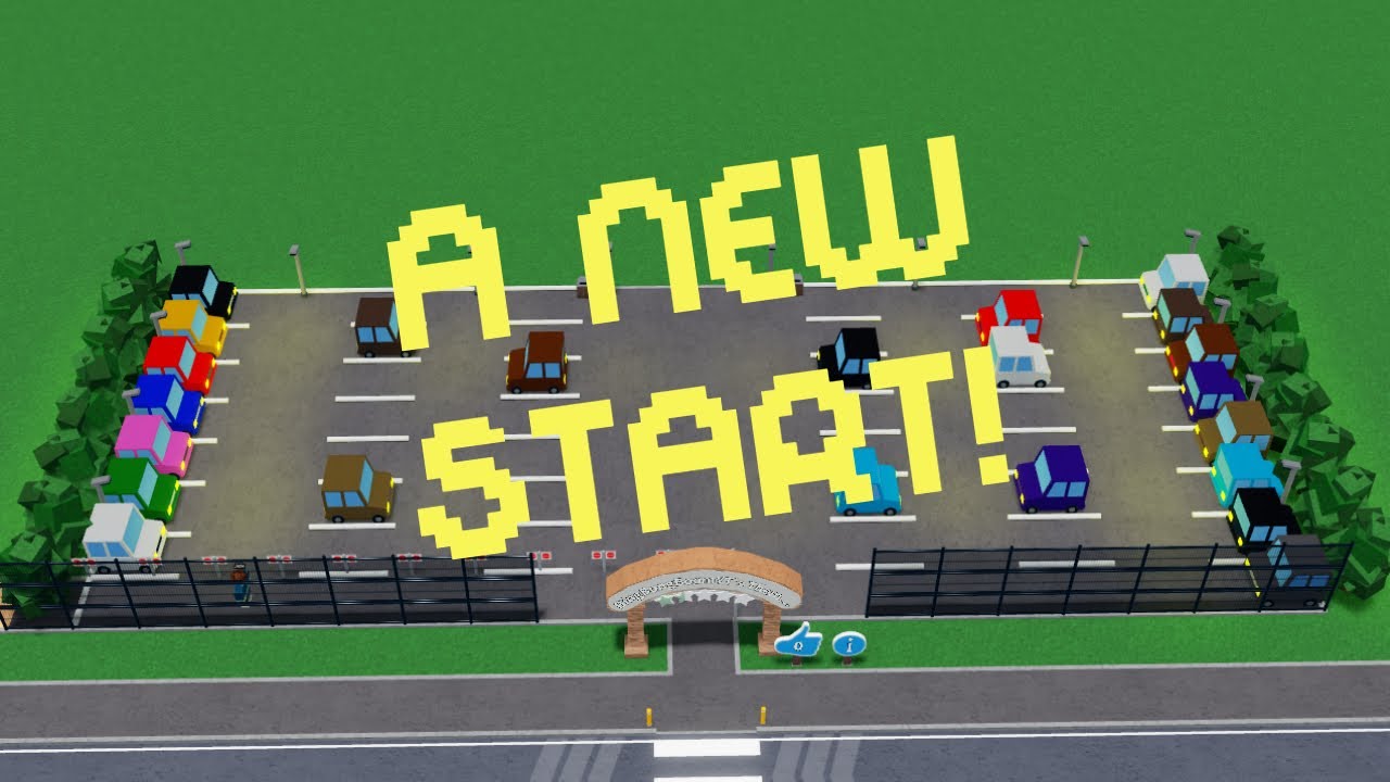 The entrance! Roblox Theme park tycoon 2 YouTube