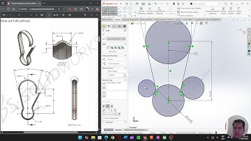 Solidworks CSWA Practice Problem 8.1 y 8.2 Sweep #tutorial  #engineering #solidworks #caddesign