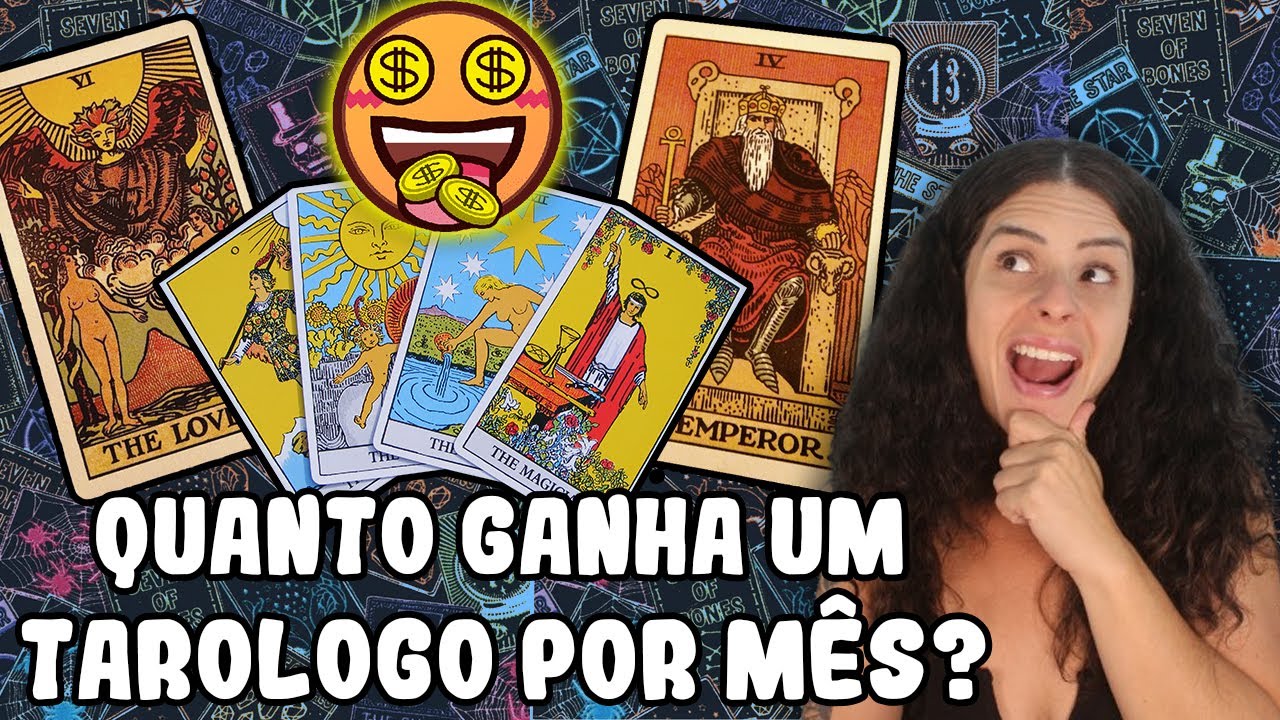 Quanto ganha um Tarologo por mês? Qual o salário de um cartomante? #