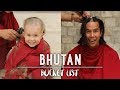 SHAVING OUR HAIR with the Monks of Bhutan!!