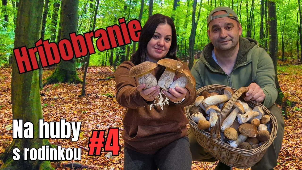 Hríb za hríbom! Veľké DUBÁKY nám vyčarovali úsmev - NA HUBY 2025 s rodinkou - HOUBY - Hubárske video