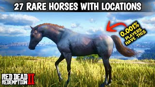 All Special Horse Locations - Part 2 | Red dead redemption 2 |