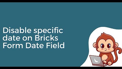 Simple Book Form with Disable Date Function - Bricks Builder