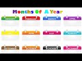 Months of A Year #monthsoftheyear, #kidslearning