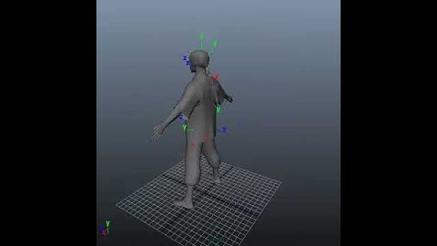 Maya ncloth-Walk Cycle-A