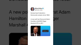 Kansas hasn't elected a Democratic senator since 1932.