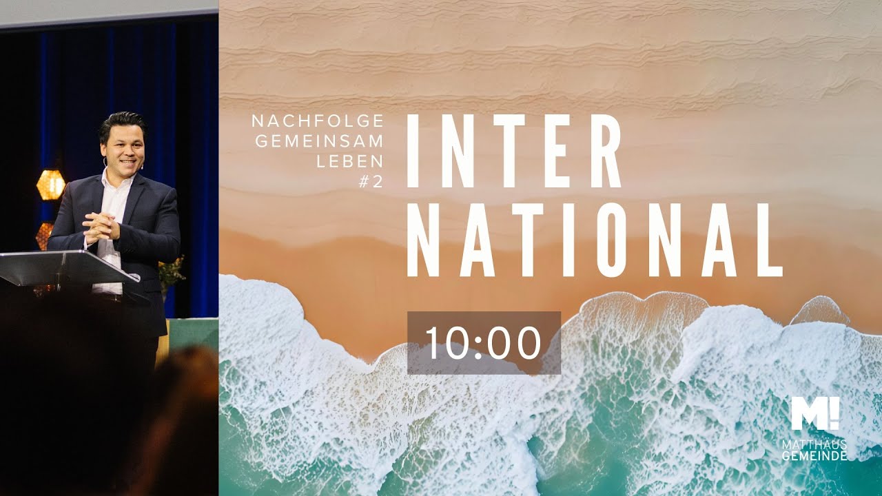 10 Uhr Gottesdienst 9.11.2025 | Gemeinsame Nachfolge #2 Interkulturell | Matthäus Gemeinde Bremen