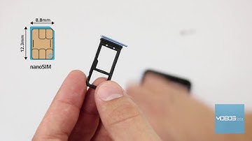 HTC U11 How to insert SIM card / memory card