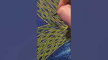 Pointillism Painting #art #oilpainting #painting #pointillism #shorts #howto #howtopaint #artist