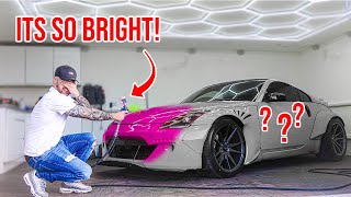 I PAINTED MY NISSAN 350Z IN THE BRIGHTEST COLOUR