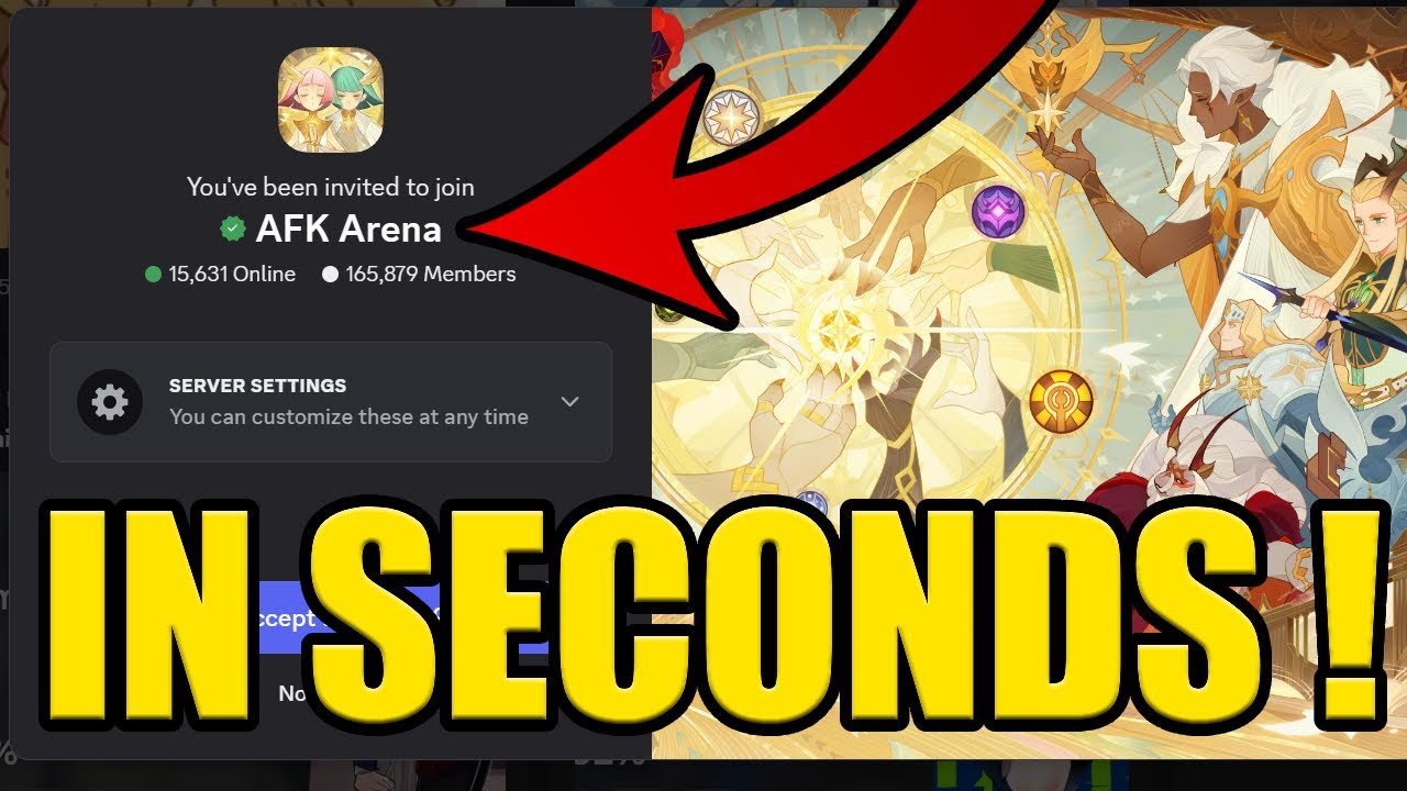 HOW to JOIN AFK ARENA DISCORD SERVER PC & MOBILE - YouTube