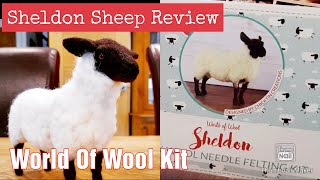 Can I Recreate Sheldon Sheep? | World of Wool Kit Review | Needle Felted Sheep For Beginners