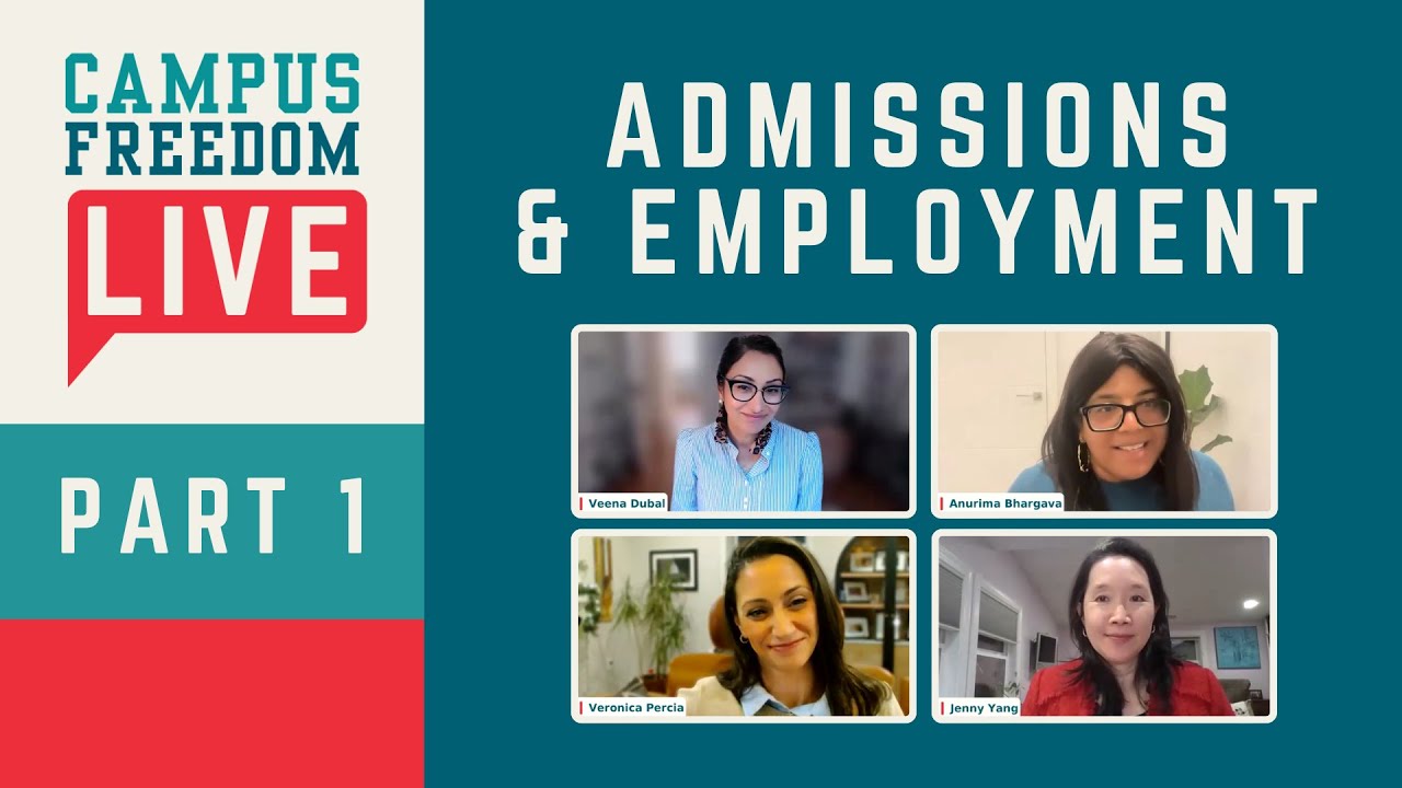 Campus Freedom Live | Part 1: Admissions & Employment