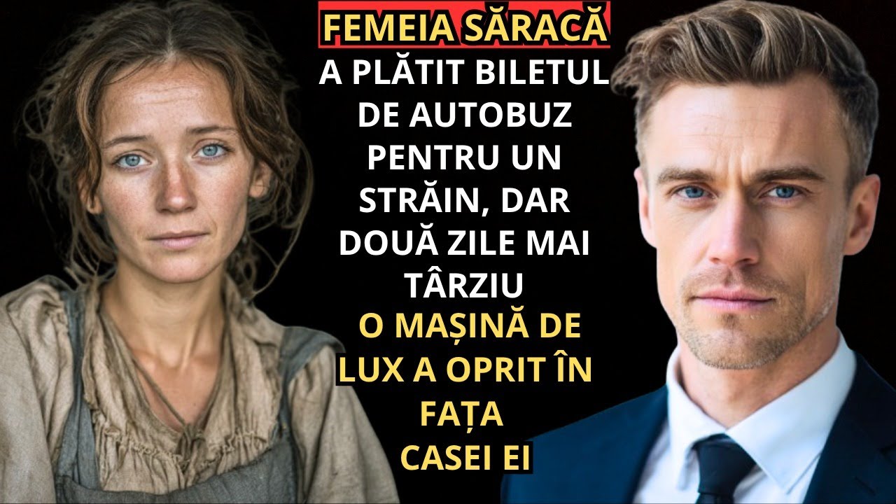 FEMEIA SĂRACĂ a plătit biletul de AUTOBUZ pentru un STRĂIN, dar o MAȘINĂ DE LUX a oprit la CASA ei.