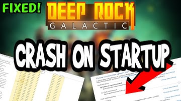 How To Fix Deep Rock Galactic Crashes! (100% FIX)