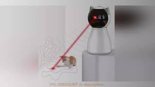 A must-have product! Laser Cat Toys for Indoor Cats,The 4th Generation Real Random Trajectory Moti
