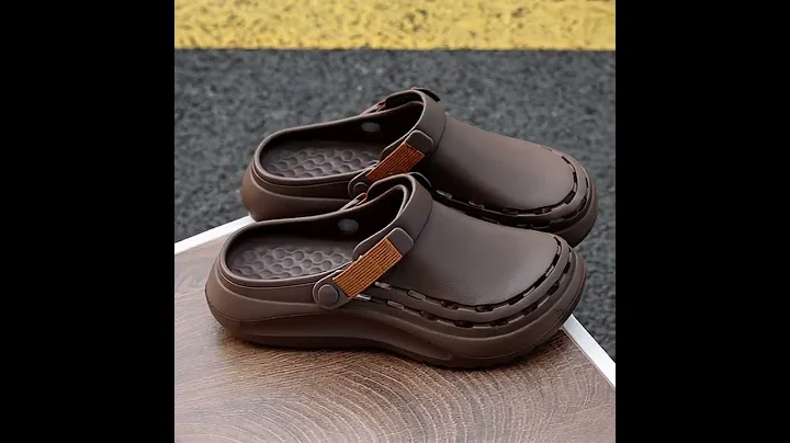 🥿【MEN'S COMFORTABLE SLIP-ON CROCS SHOES】☁️ #shoes #fashion #crocs #sandals