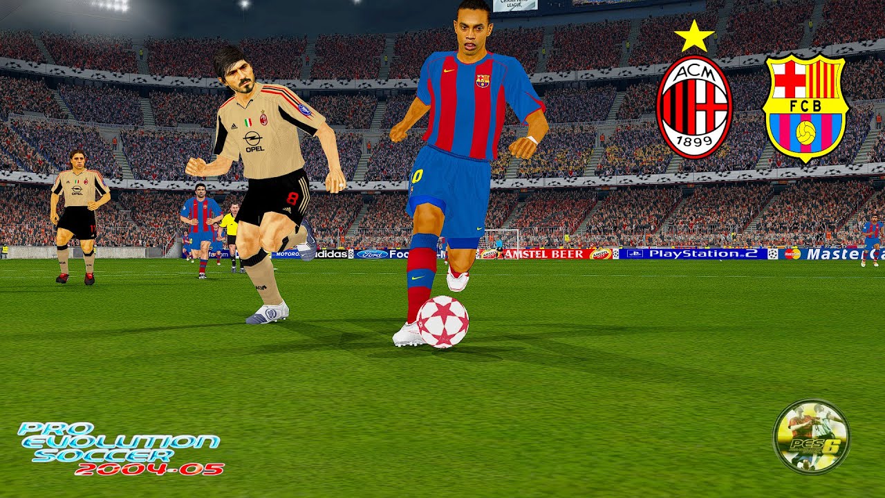 Uefa Champions League 2004-05 [PES 6] - Barcelona x Milan