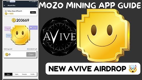 MOZO Mining App🪂 | Big Airdrop from AVIVE 😱 | Full Guide ✅
