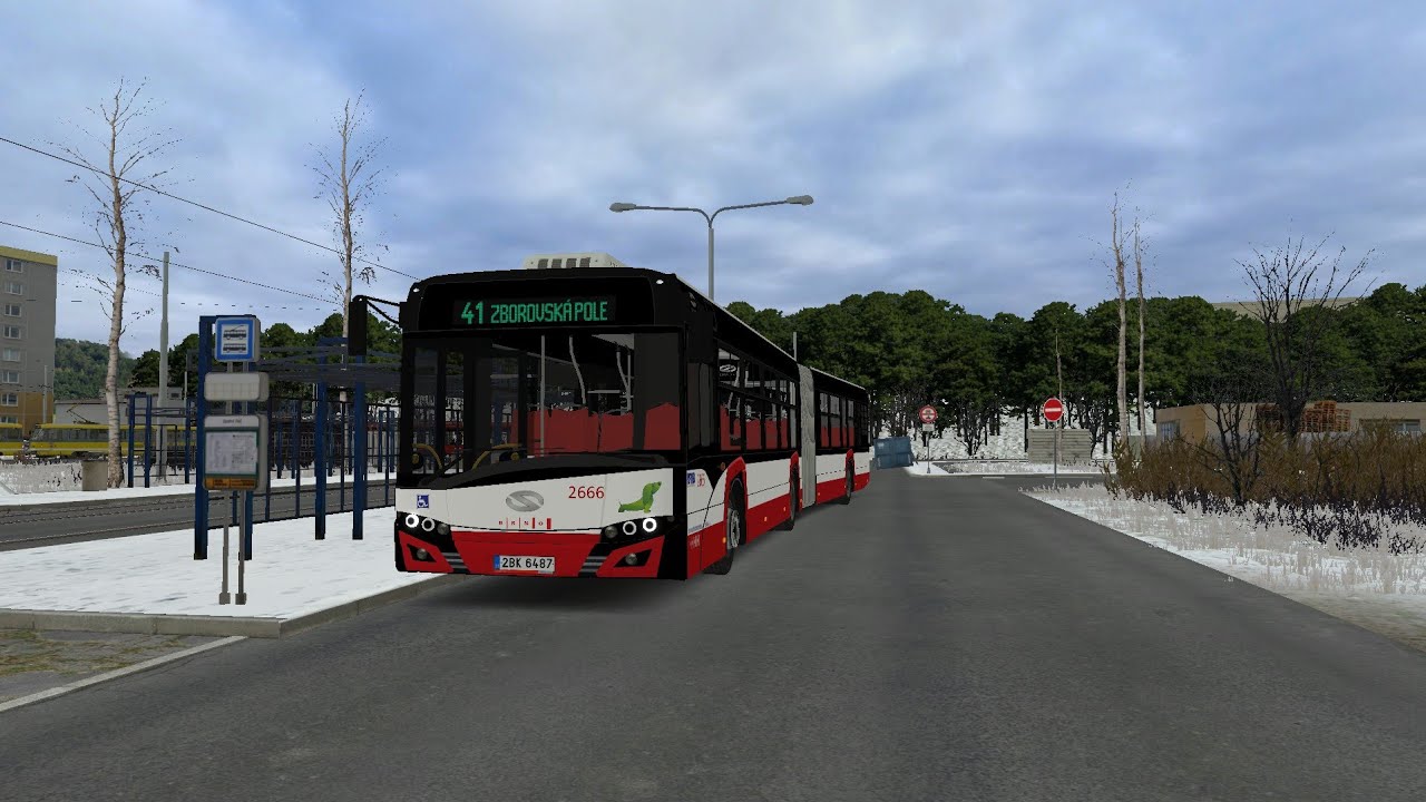 Simt Simulator Solaris Urbino 18 IV. GEN  na nové lince 41 Zborovská Pole ( první video rok 2026 )