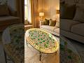 DIY Glowing Emerald Oasis Epoxy Table