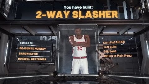 THE BEST 2-WAY SLASHER BUILD on NBA2K20!!!