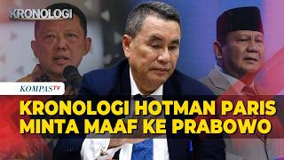 Kronologi Hotman Paris Minta Maaf ke Presiden Prabowo