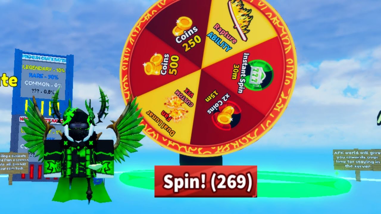 Using Wheel spin till I get the Lunar Fan in Blade Ball! #bladeball # ...