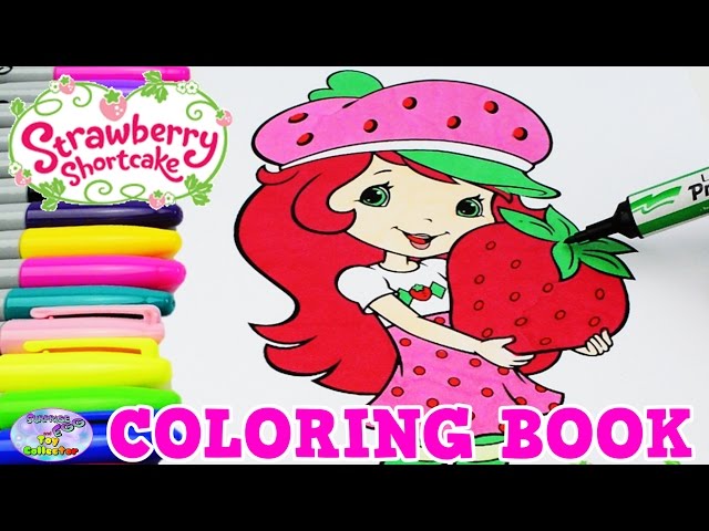 50 pg Strawberry short cake Coloring book for children