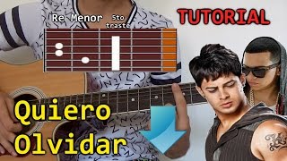 How to play Quiero Olvidar by J Alvarez, Ken-Y, Maluma on Guitar | Tutorial