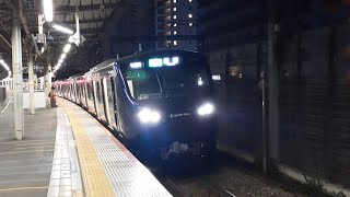 相鉄12000系12102F編成 各駅停車新宿行き武蔵小杉駅入線～発車シーン