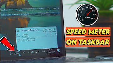 How To Show Internet Speed On Taskbar In Window 10 /8 / 7 (2021) | How to Install Net Speed Monitor