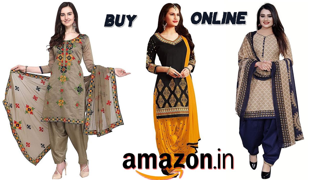 Amazon.com: Women's Customized Stitched Indian Pakistani Dress | Banarasi  Art Silk Readymade Woven Salwar Kameez & Dupatta Suit : Clothing, Shoes &  Jewelry